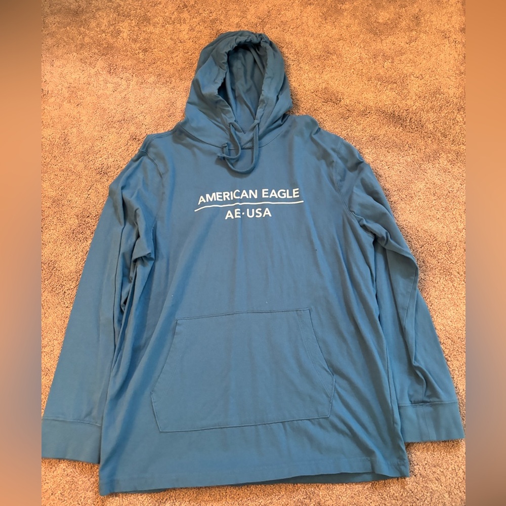Blue American Eagle Hoodie